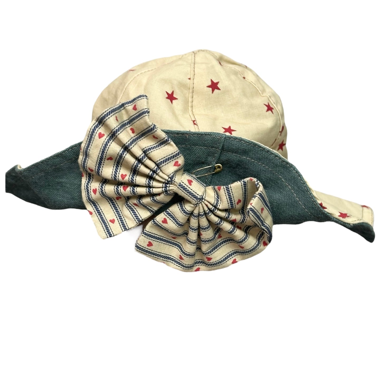 Vintage Reversible 3/4 Overalls and Hat