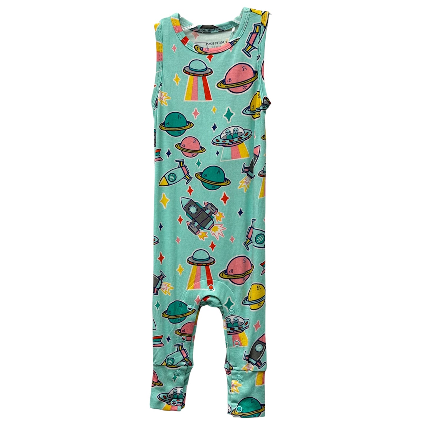 Posh Peanut 6-9 mo Romper NWT