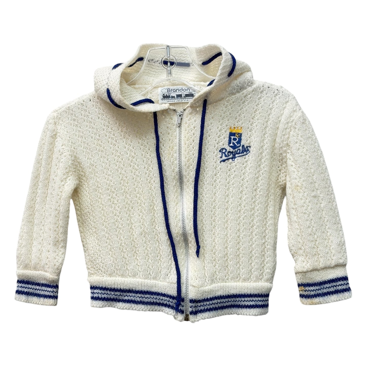 Vintage 12-18 mo Royals Cardigan