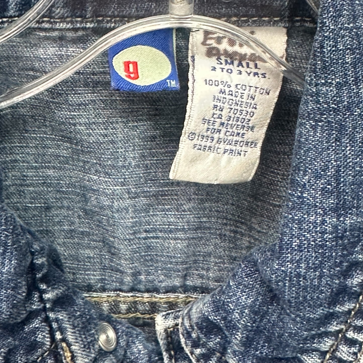 Vintage Gymboree S 2/3 Jean Jacket