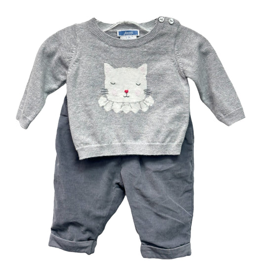 Jacadi 6 mo 2pc Set