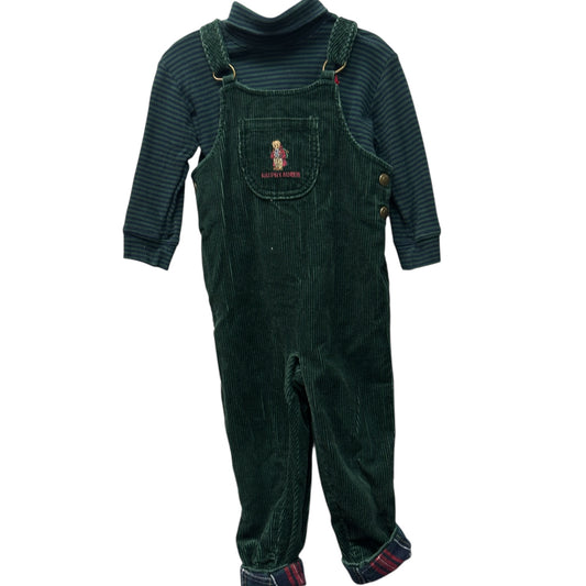 Vintage Polo Ralph Lauren 2T Overall Set