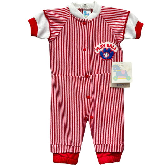 Vintage Terry 0-3 mo Romper NWT