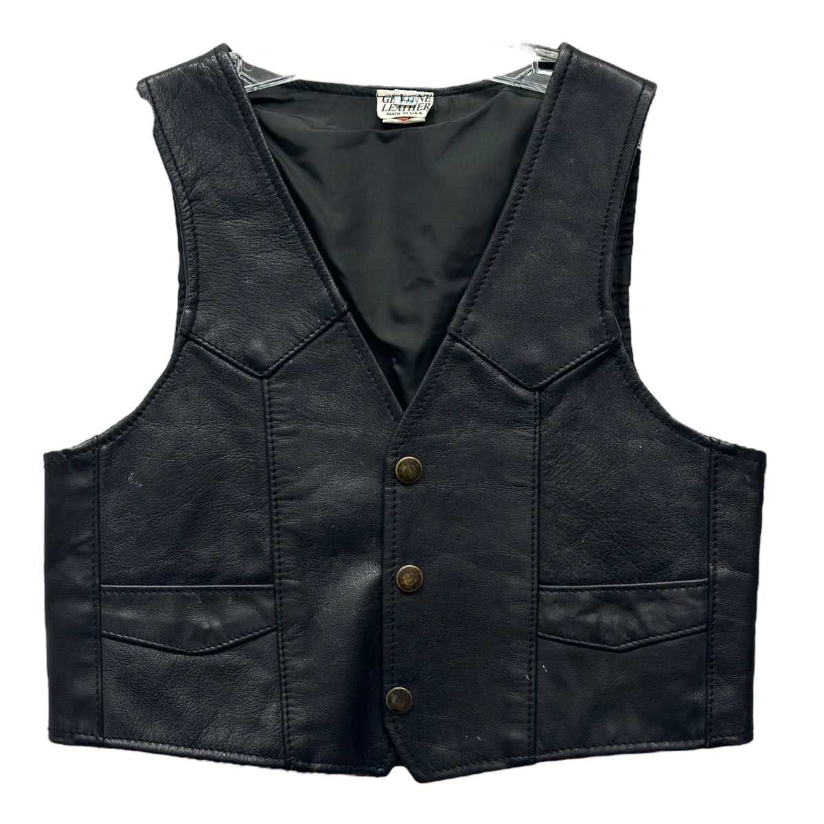 Vintage 6/7 Leather Vest – kcgrowco